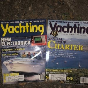 Vintage Yatching magazine